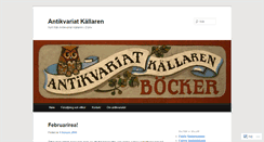 Desktop Screenshot of antikvariat-kallaren.com