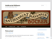 Tablet Screenshot of antikvariat-kallaren.com